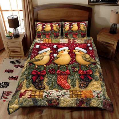 Christmas Bird WJ1510025CL Duvet Cover Set