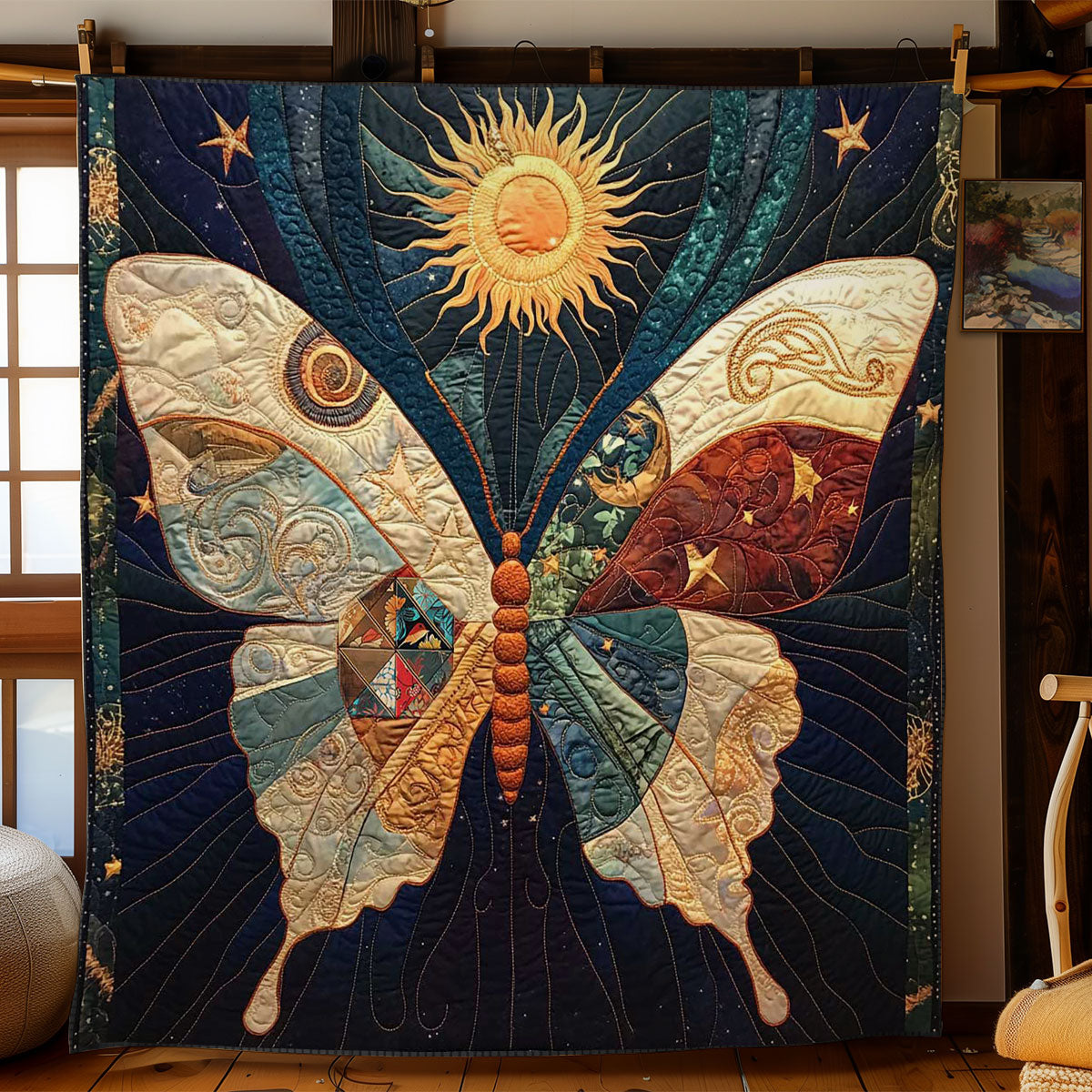 Celestial Butterfly WN1411045CL Quilt