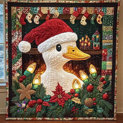 Santa Duck WN2011014CL Quilt