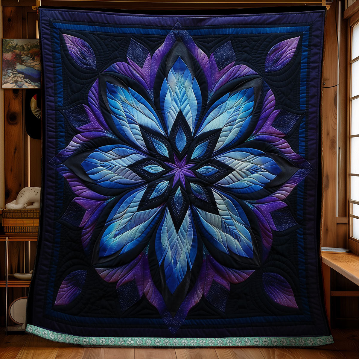 Purple Twilight Blossoms WN1309014CL Quilt