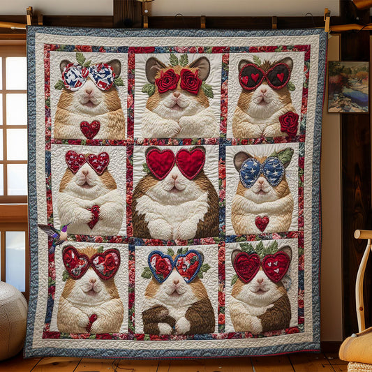 Freedom Hamster Love WN0412028CL Quilt