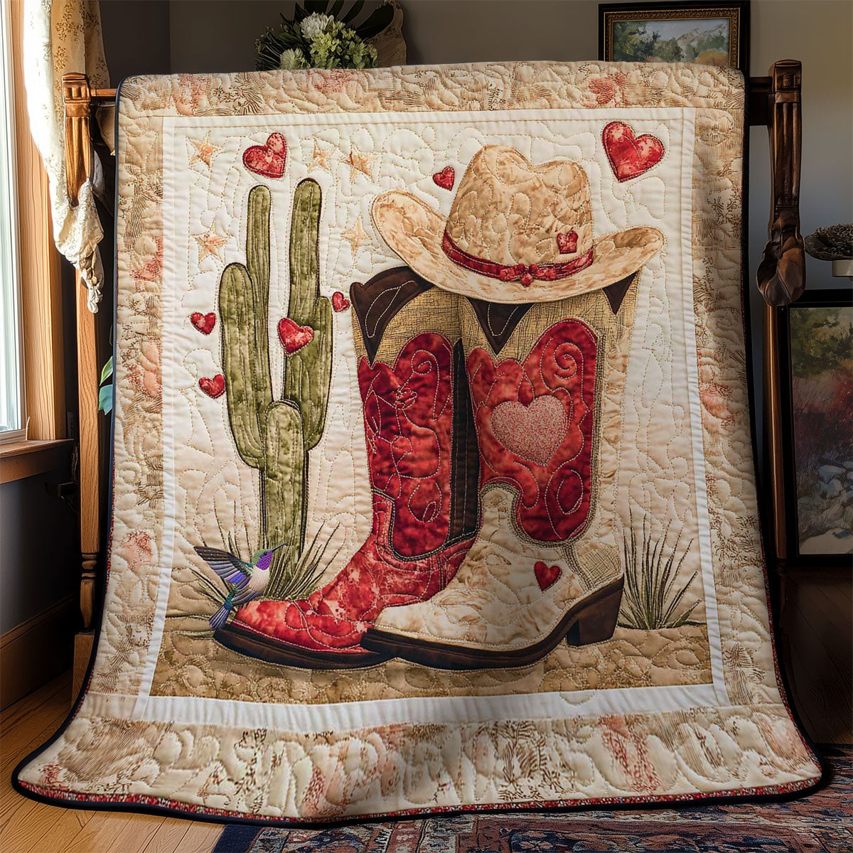 Valentine Cowboy Boots WN0412058CL Quilt