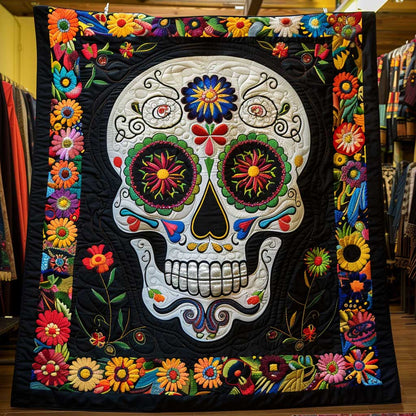 Calavera Sugar Skull WJ2009002CL Quilt