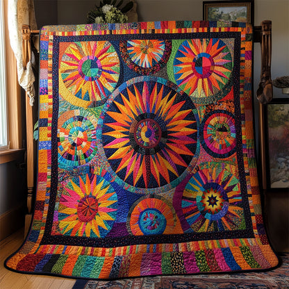 Colorful Flower Trigger Abstract WY1811029CL Quilt