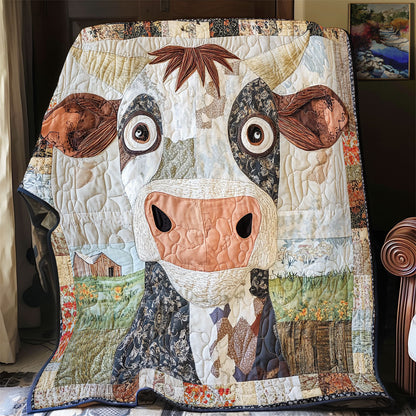 Cow Farm Patchwork YR1101003CL Quilt