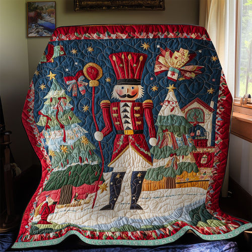 Nutcracker Soldier Happy WX0312018CL Quilt