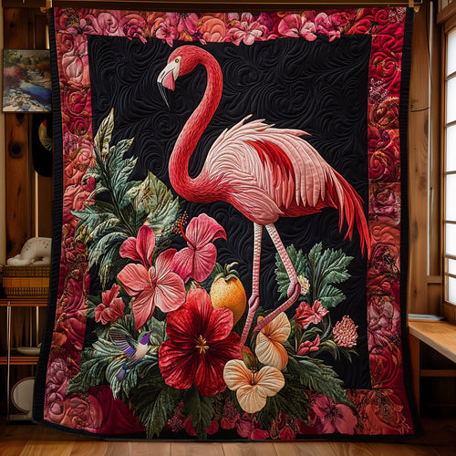Hibicus Flamingo WY2811016CL Quilt