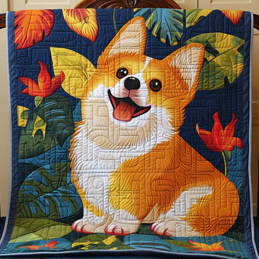 Cute Corgi WJ2609003CL Quilt