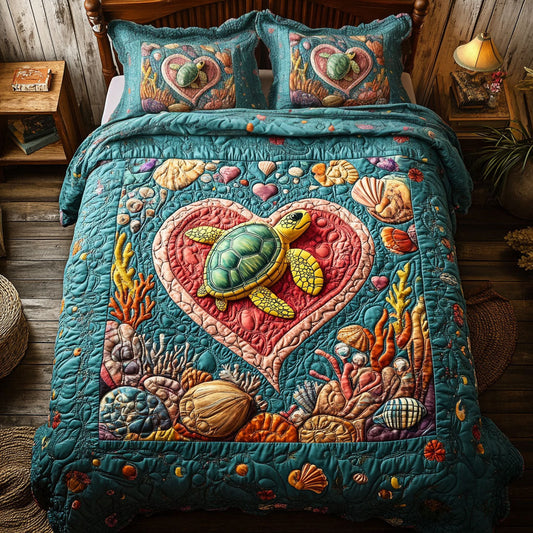 Valentine Of Turtle WY1701019CL Duvet Cover Set