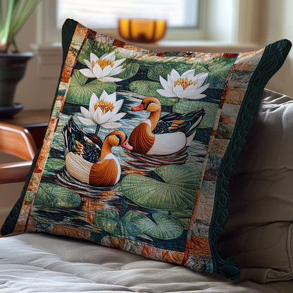 Mallard Duck WJ0111026CL Quilt Pillow Case