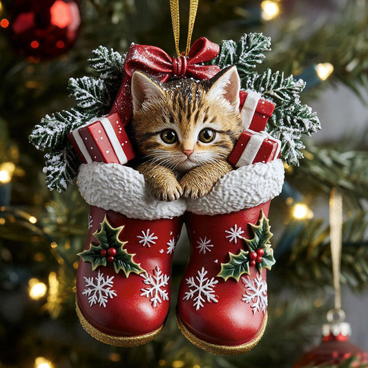 Twinkle Kitty CP2310026CL Christmas Ornament