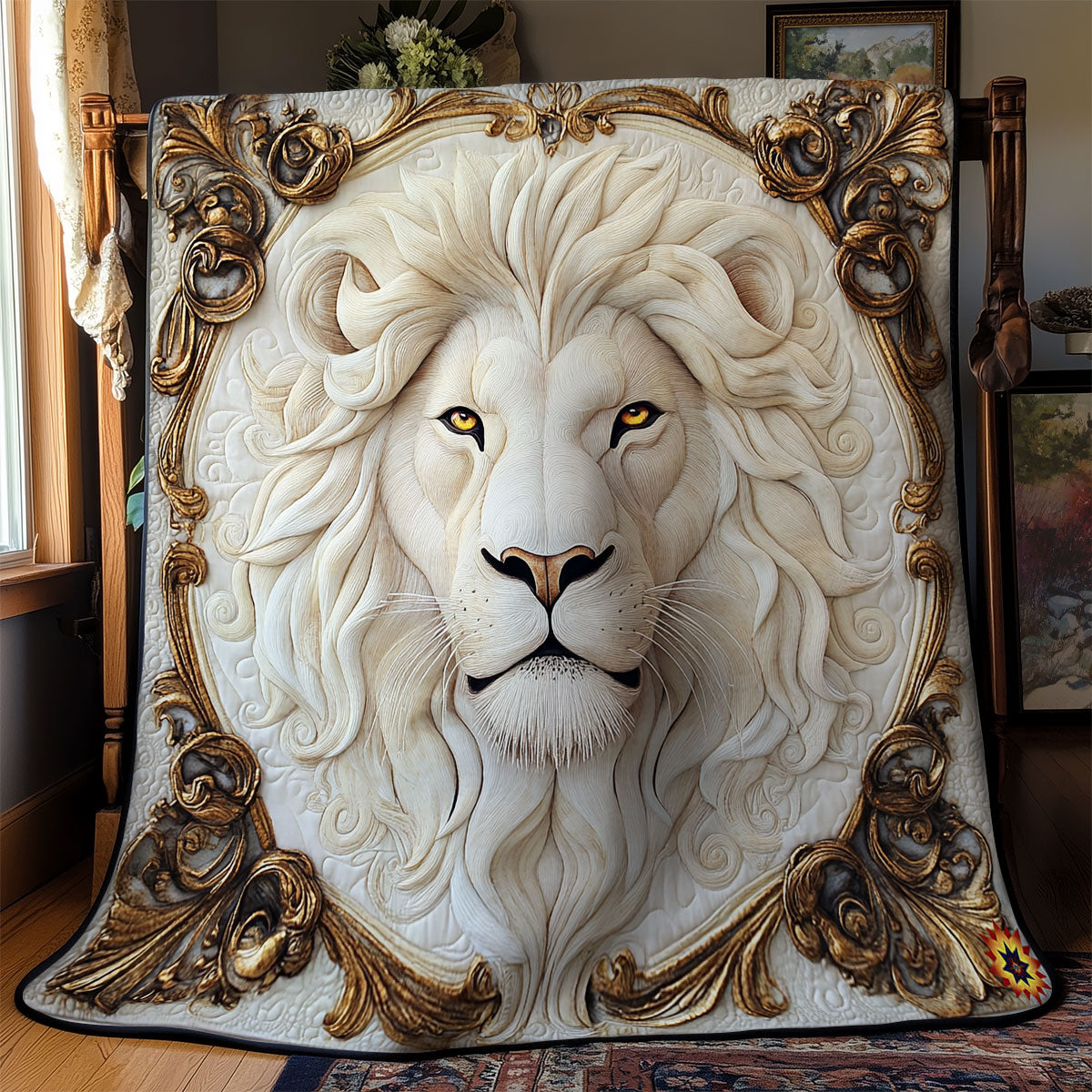 Royal White Lion WY2011040CL Quilt