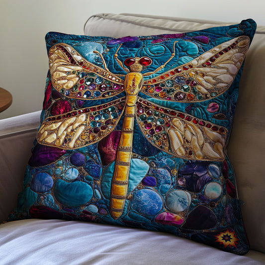Gemstone Dragonfly WY0412114CL Quilt Pillow Case