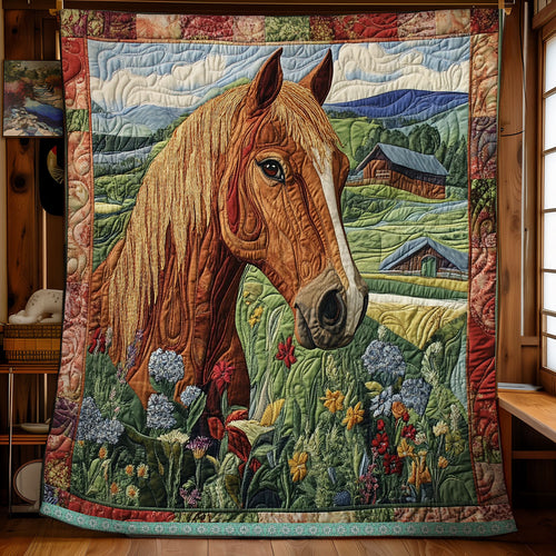 Horse Farm WX2111028CL Quilt