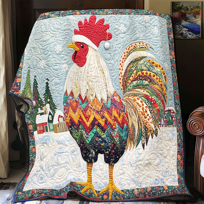 Christmas Chicken WY1311050CL Quilt