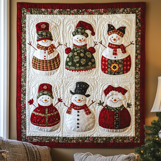 Whimsy Snowman WG1112004CL Quilt