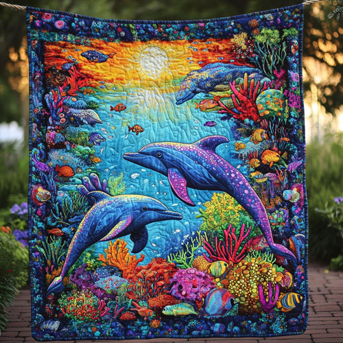 Dolphin Sea Fish WT1501008CL Quilt