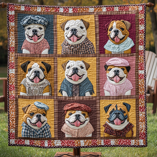 Silly Bulldog WN2009050CL Quilt