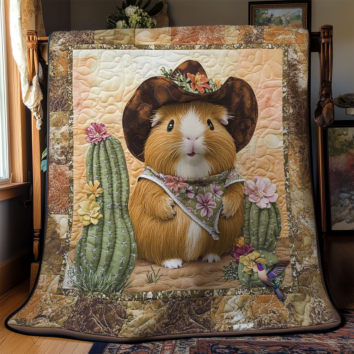 Cactus Guinea Pig WN3110082CL Quilt