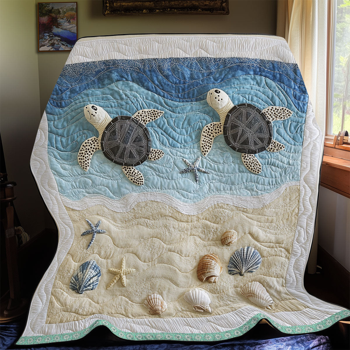 Serene Turtle WX2412038CL Quilt
