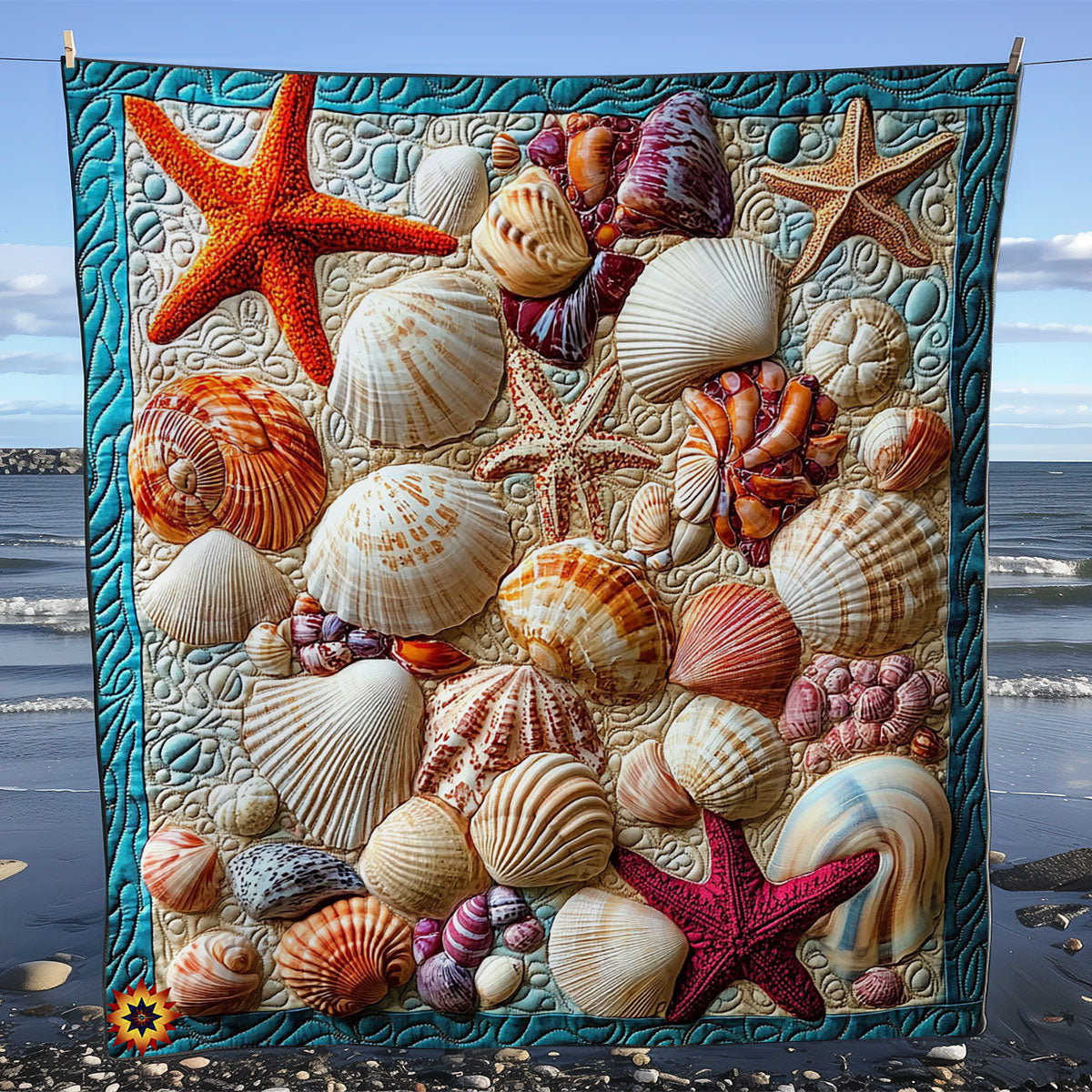 Sea Shell WY0312050CL Quilt