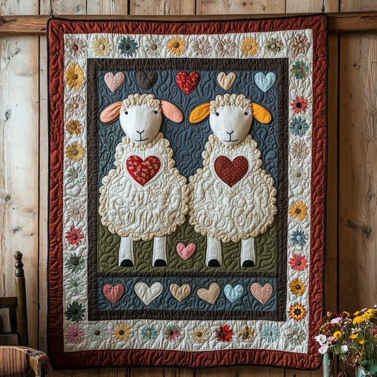 Vintage Sheep WJ0310024CL Quilt