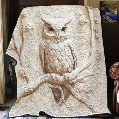 Splendid Owl WY0202066CL Quilt