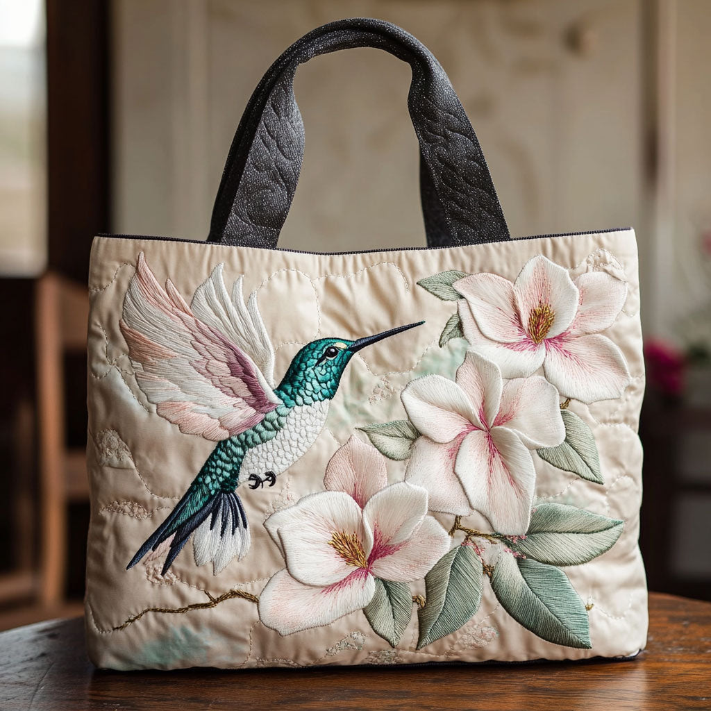 Hummingbird Magnolia Serenade CW2509014CL Quilted Tote Bag – Cozzyhomes