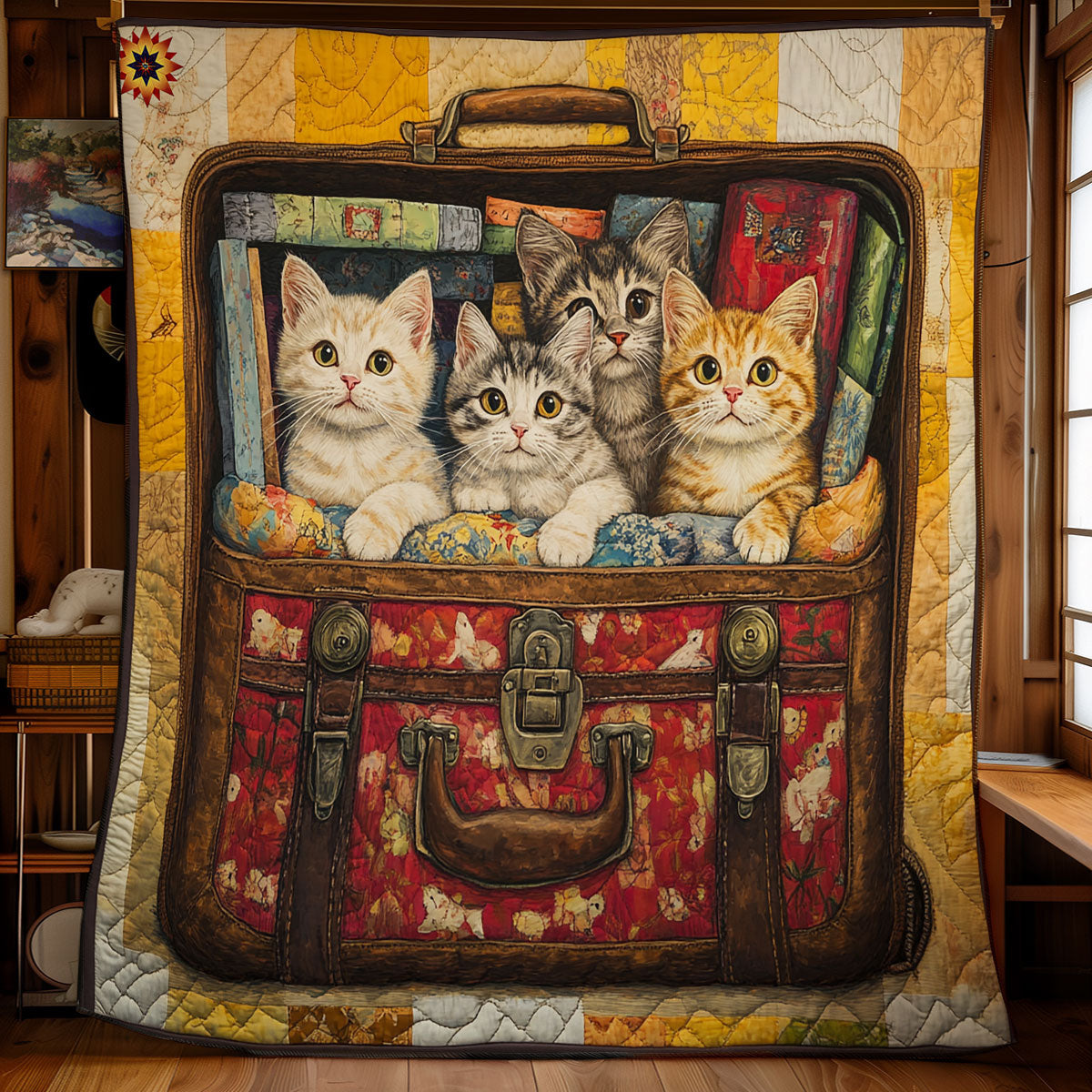 Luggage Cat WY1811051CL Quilt