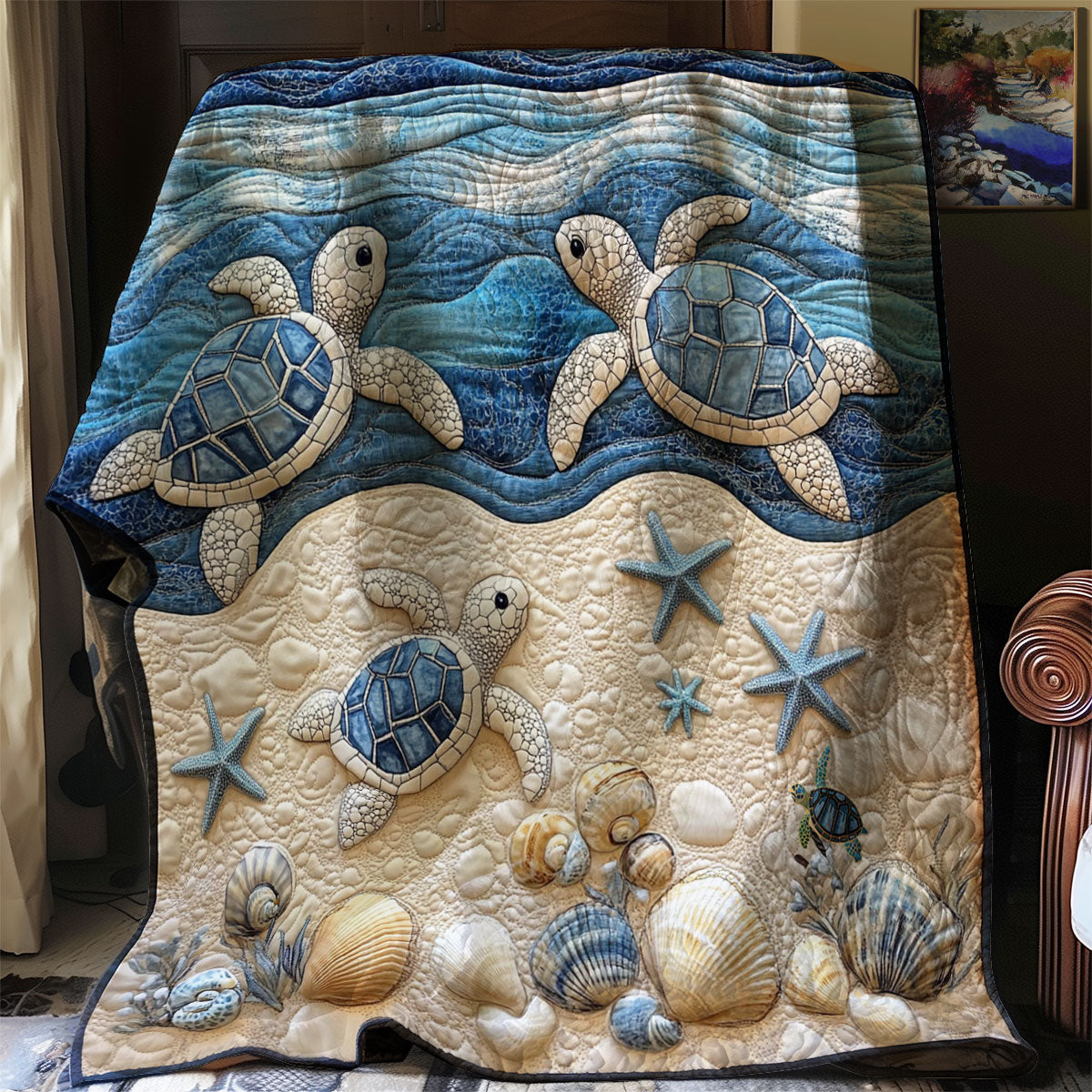 Sea Turtle WJ2612025CL Quilt