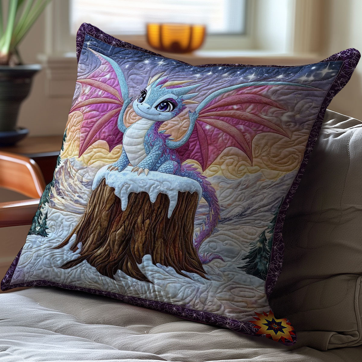 Snow Dragon WY2212023CL Quilt Pillow Case