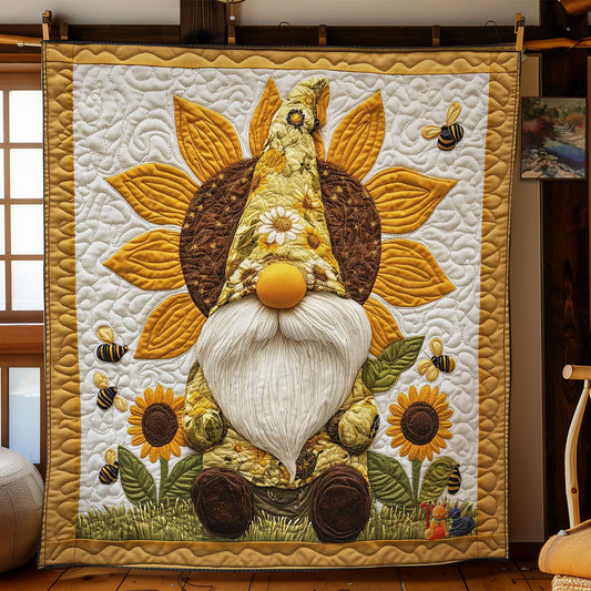 Gnome In Bloom WN1411060CL Quilt