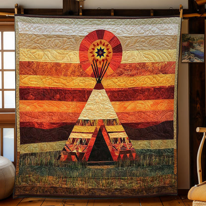 Native American Spirit Circle WN3010018CL Quilt