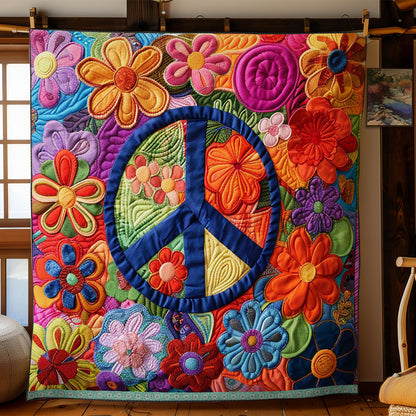 Trippy Hippie Sign WJ2809025CL Quilt