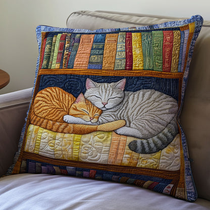 Cat Book WX1212101CL Quilt Pillow Case