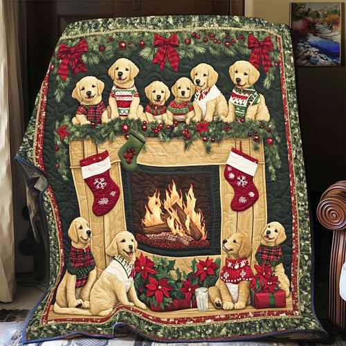 Golden Retriever Family WP2312023CL Quilt