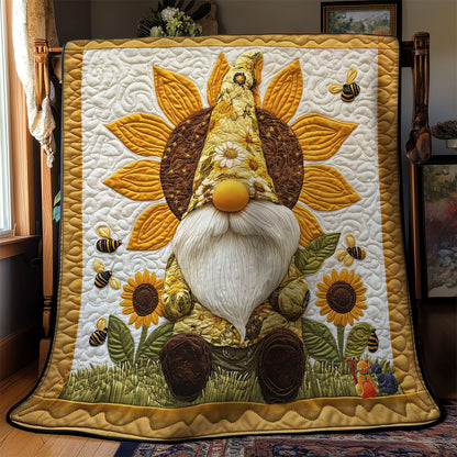 Gnome In Bloom WN1411060CL Quilt