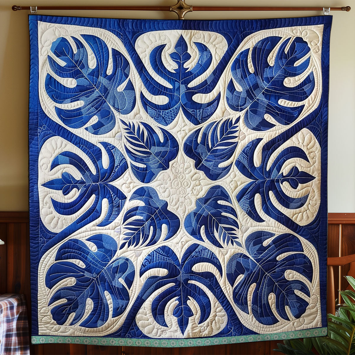 Hawaiian Evenly Leafed WN1209091CL Quilt