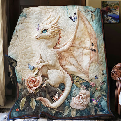 Rose White Dragon WY2011023CL Quilt