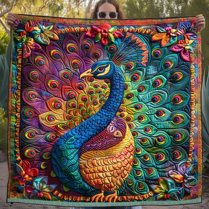 Colorful Peacock WJ2309004CL Quilt