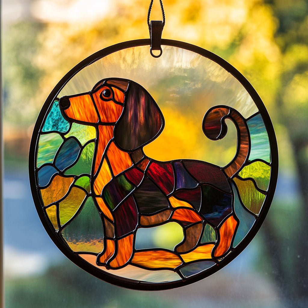 Dachshund WJ0811041CL Suncatcher