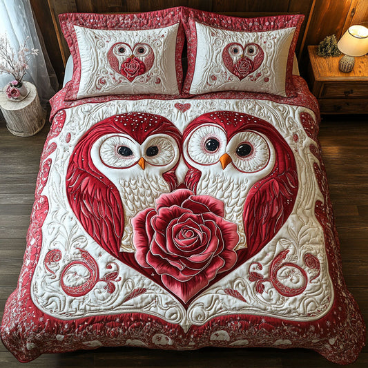 Owl Valentine WX0701080CL Duvet Cover Set