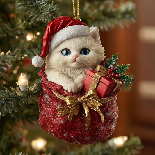 Holiday Ragdoll CW2411107CL Christmas Ornament