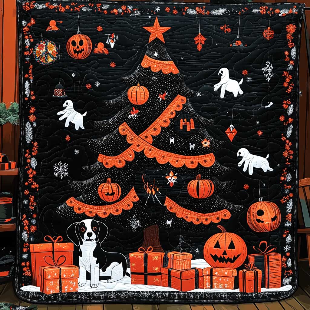 Dog's Magical Christmas Palette WN0810037CL Quilt