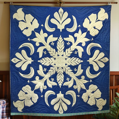 Hawaiian Symmetric Leaves WN1209097CL Quilt