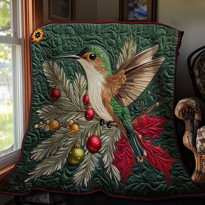 Christmas Hummingbird WY2911009CL Quilt