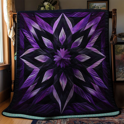 Purple Harmony Blossoms WN1309042CL Quilt