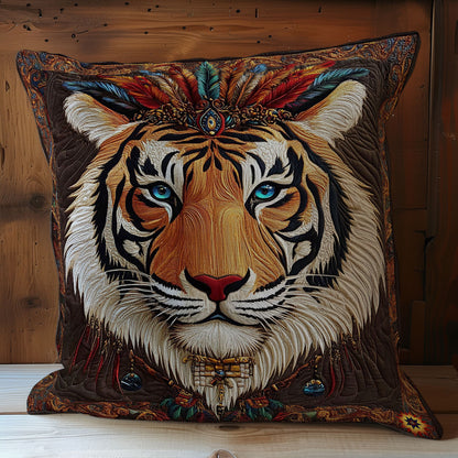 Native American Tiger WY2911072CL Quilt Pillow Case