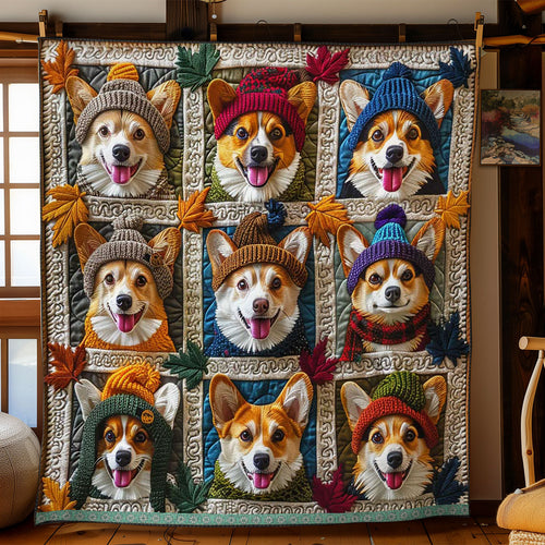 Cute Corgi WJ1209003CL Quilt