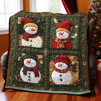 Christmas Snowman WJ1012005CL Quilt